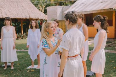 Frauengruppe mit Sarah Gress in Yucatan, Mexiko