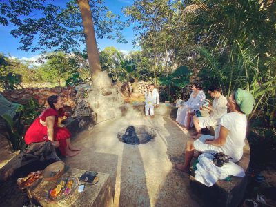 Heilungritual in Yucatan, Mexico