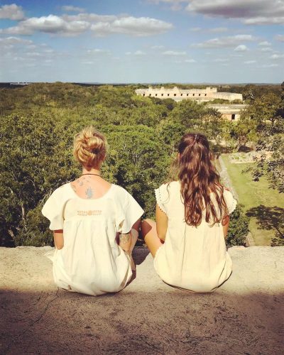 Pyramiden-Ausblick in Mexiko