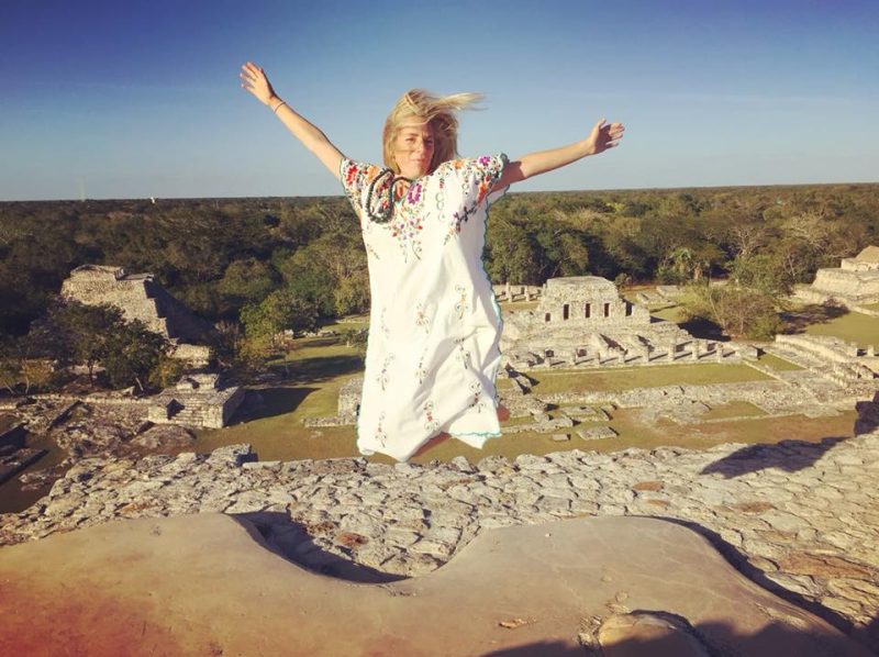 Sarah Gress auf Ihrer Reise durch Mexiko