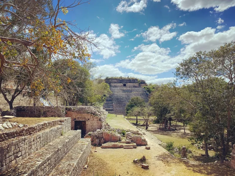 Uxmal Pyramide, bei einer Reise mit Sarah Gress