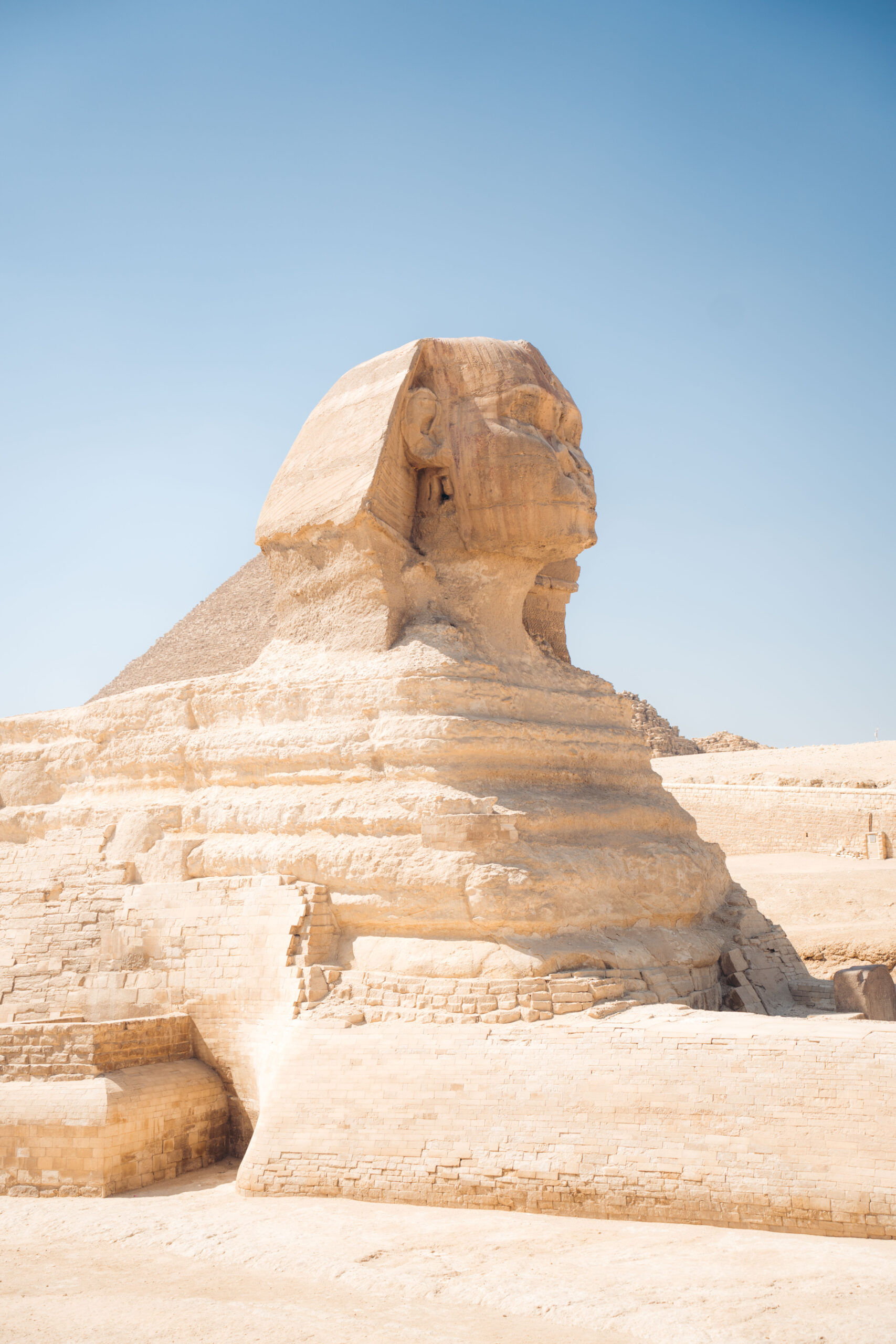 Die Sphinx von den Pyramiden von Gizeh auf der Spirituellen Ägypten Reise von sarahgress