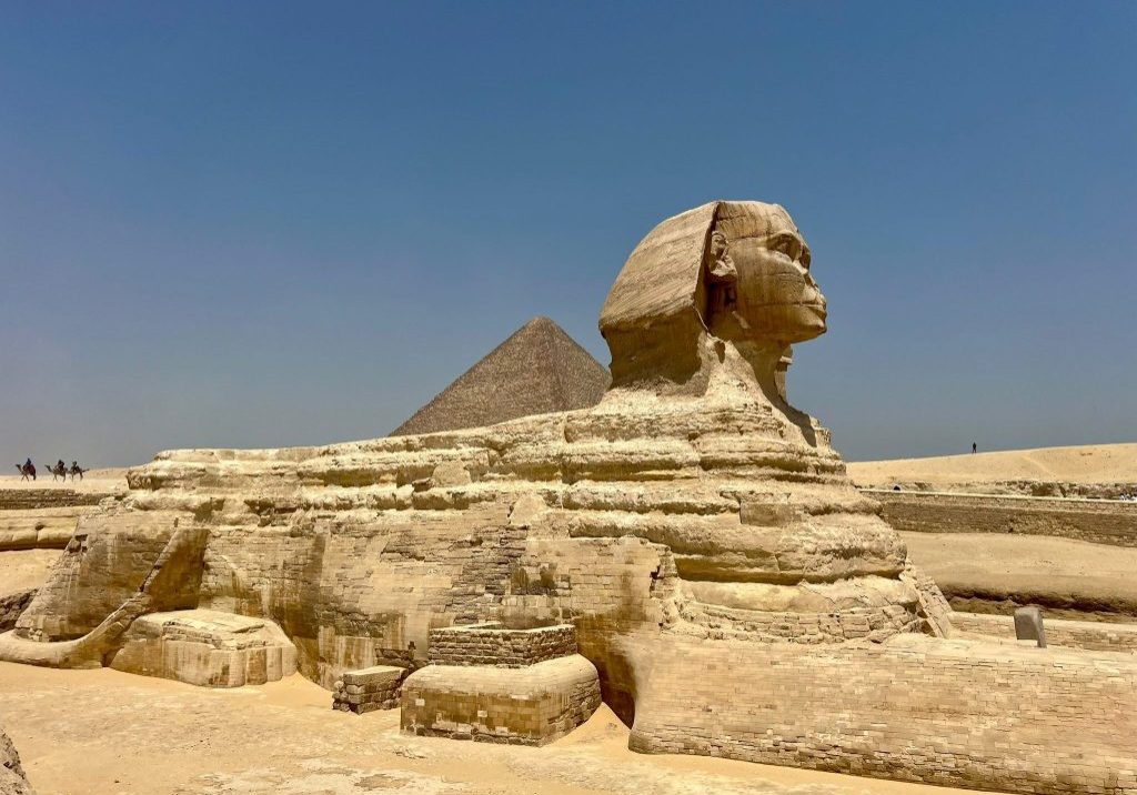 Sphinx in Ägypten, Reise mit Sarah Gress Sphinx in Ägypten, Reise mit Sarah Gress